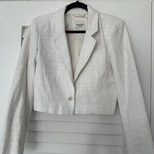 Abercrombie Cropped Tweed Blazer